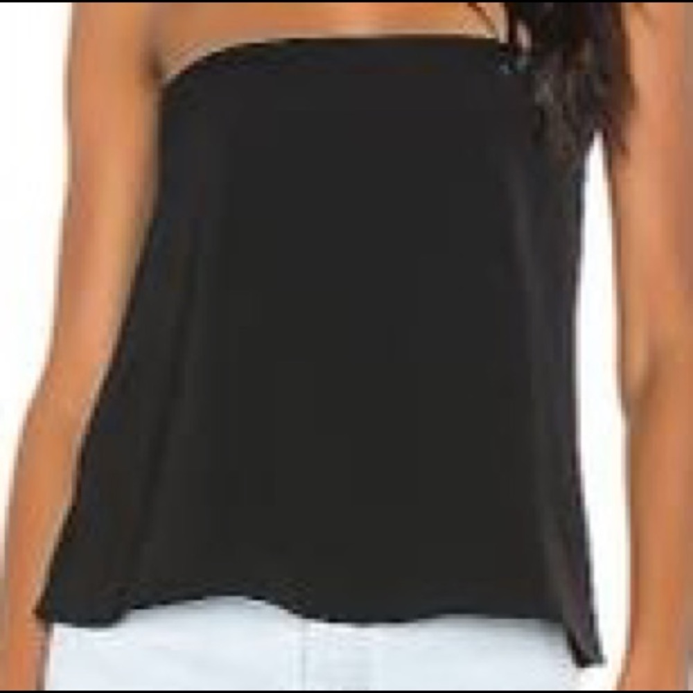 Superdown Black Strapless Top - image 1